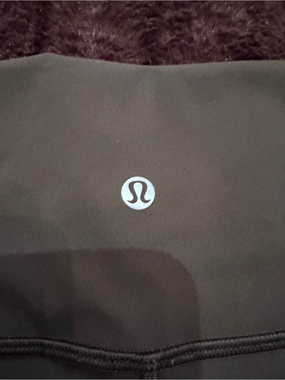 EUC lululemon athletica Olive Green High-Waist Cropped Leggings Size 8 - Picture 3 of 6
